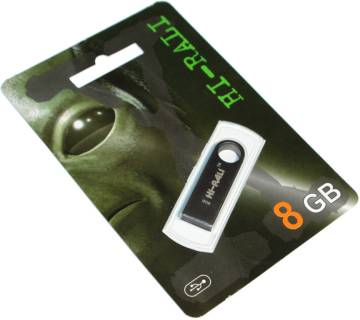 Флеш-память USB HI-RALI Shuttle series 8GB Black USB 2.0 HI-8GBSHBK