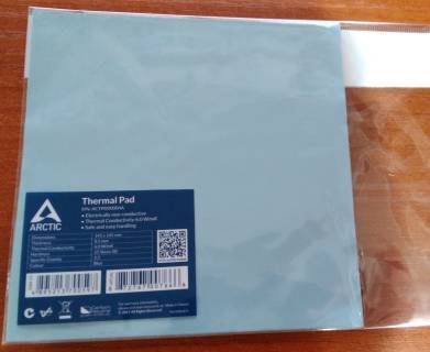 Arctic Thermal pad 145*145mm t; 0.5mm ACTPD00004A