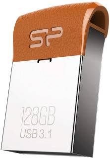 Флеш-память USB Silicon Power JEWEL J35 128GB Brown/Silver USB3.1 SP128GBUF3J35V1E