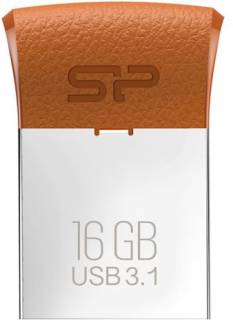 Флеш-память USB Silicon Power JEWEL J35 16GB Brown/Silver USB3.1 SP016GBUF3J35V1E