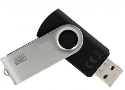Флеш-память USB Goodram Twister 16GB Black USB3.0 PD16GH3GRTSKR9
