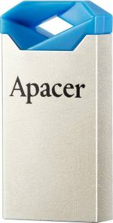 Флеш-память USB Apacer AH111 64GB Silver/Blue RP USB 2.0 AP64GAH111U-1