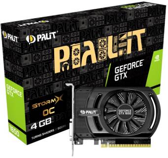 Видеокарта Palit GeForce GTX 1650 StormX OC 4GB NE51650S06G1-1170F