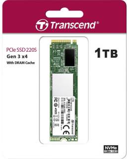 Внутренний HDD/SSD Transcend MTE220S 1TB M.2 2280 NVMe PCIe 3.0 x4 TLC TS1TMTE220S