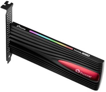Внутренний HDD/SSD Plextor SSD M9Pe(Y) RGB 1TB PCIe 3.0 x4 3D NAND TLC PX-1TM9PEY