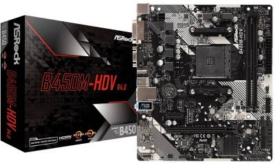 Материнская плата ASRock B450M-HDV R4.0