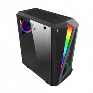 Корпус 1STPLAYER Rainbow-R5-R1 Color LED Black R5-R1 COLOR LED