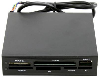 Картридер Atcom All-In-One BlackUSB 2.0 + USB 2.0 port 11953
