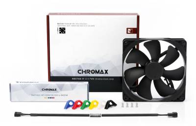 Вентилятор Noctua NF-A14PWM CHROMAX BLACK SWAP NF-A14PWM CHROMAX.BLACK.SWAP