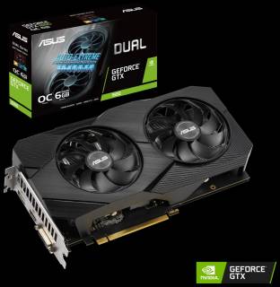 Видеокарта ASUS Dual GeForce GTX 1660 EVO OC Edition 6GB DUAL-GTX1660-O6G-EVO