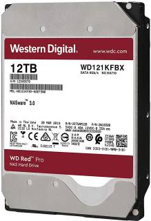 Внутренний HDD/SSD Western Digital WD Red Pro NAS 12TB 7200rpm 256MB WD121KFBX