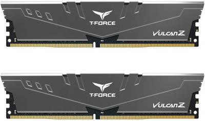 Оперативная память Team Vulcan Z Grey DDR4 16GB (2x8GB) 2666MHz CL18 Kit TLZGD416G2666HC18HDC01