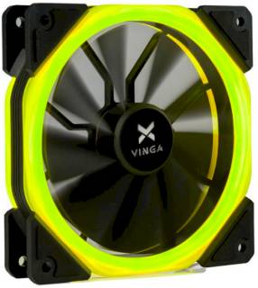 Вентилятор Vinga LED Fan-02 Yellow