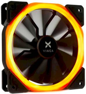 Вентилятор Vinga LED fan-01 orange