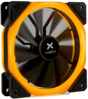 Вентилятор Vinga LED FAN-02 ORANGE