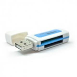 Картридер Merlion CRD-5VL TF/Micro SD USB2.0 Blue OEM Q50