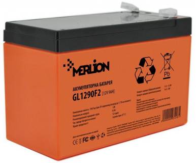 Аккумуляторная батарея Merlion 12 V 9 Ah (GL1290F2) Orange
