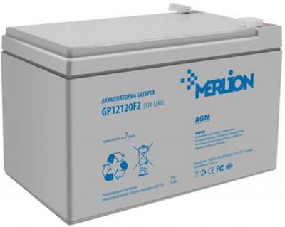 Аккумуляторная батарея Merlion 12V-12Ah (GP12120F2)