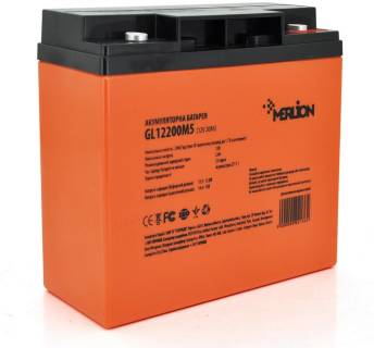 Аккумуляторная батарея Merlion 12V-20AH GEL (GL1220M5 GEL) Orange