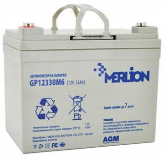 Аккумуляторная батарея Merlion 12V-33AH (GP12330M6)