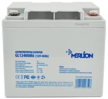 Аккумуляторная батарея Merlion 12 V-40 AH (GL12400M6) GEL