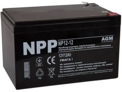 Аккумуляторная батарея NPP 12V - 12Ah (NP12-12)