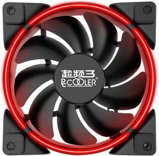 Вентилятор PCCooler Corona 80mm Red LED