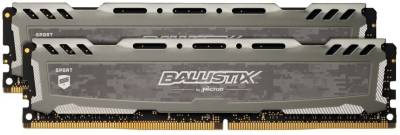 Оперативная память Crucial Ballistix Sport LT Gray DDR4 32GB (2x16GB) 3200MHz CL16 Kit BLS2K16G4D32AESB