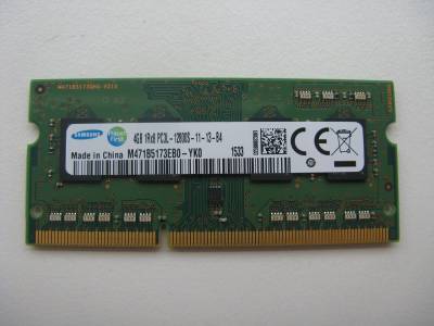 Оперативная память Samsung So-Dimm Original DDR3 4GB 1600MHz CL11 M471B5173BHO-YKO