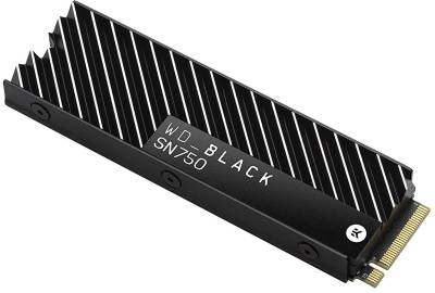 Внутренний HDD/SSD Western Digital WD BLACK SN750 1TB M.2 2280 NVMe PCIe Gen3 x4 WDS100T3XHC