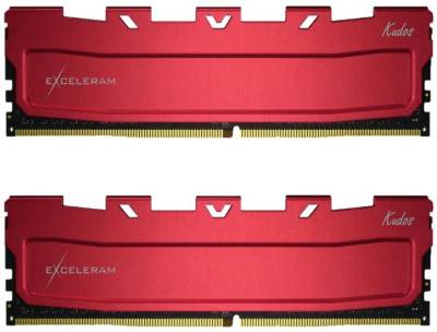 Оперативная память Exceleram Red Kudos DDR4 16GB (2x8GB) 3600MHz CL18 Kit EKRED4163618AD