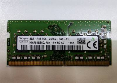 Оперативная память Hynix So-Dimm DDR4 8GB 2666MHz CL19 HMA81GS6CJR8N-VK