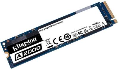 Внутренний HDD/SSD Kingston A2000 250GB M.2 2280 NVMe PCIe 3.0 x4 TLC SA2000M8/250G