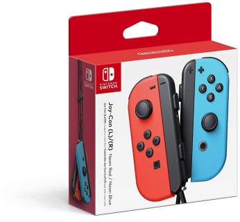 Игровой контроллер Nintendo Switch Joy-Con (Neon Red/Blue) 45496430566