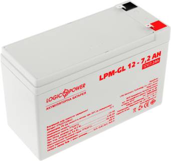 Аккумуляторная батарея LogicPower LPM-GL 12 - 7,2 AH 6561
