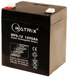 Аккумуляторная батарея Matrix 12V - 5AH (NP5-12)