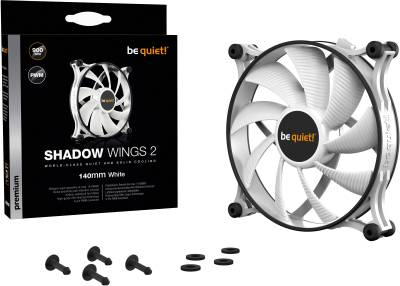 Вентилятор be quiet! Shadow Wings 2 (BL091) 140mm White PWM