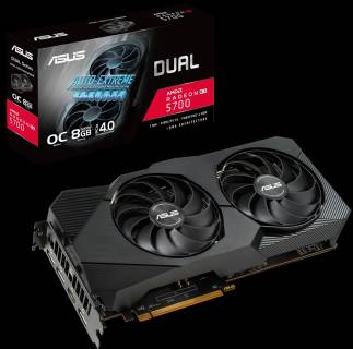 Видеокарта ASUS Dual Radeon RX 5700 EVO OC edition 8GB DUAL-RX5700-O8G-EVO