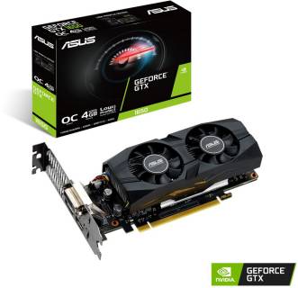 Видеокарта ASUS GeForce GTX 1650 OC edition 4GB low-profile GTX1650-O4G-LP-BRK