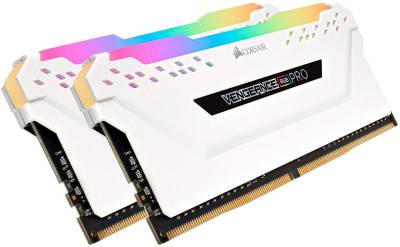 Оперативная память Corsair Vengeance RGB Pro White DDR4 16Gb (2x8GB) 3200MHz CL16 Kit CMW16GX4M2C3200C16W