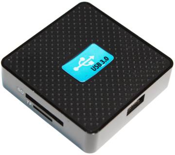 Картридер Noname USB 3.0 HDH-939 (SD/MMC/MS/TF/M2) Black