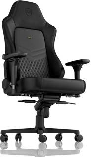 NOBLECHAIRS HERO Real Leather Black NBL-HRO-RL-BLA