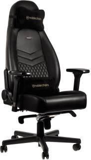 NOBLECHAIRS ICON Real Leather Black GAGC-090