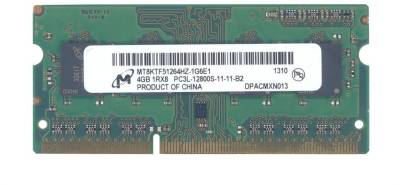 Оперативная память Micron So-Dimm DDR3 4GB 1600MHz CL11 MT8KTF51264HZ-1G6E1