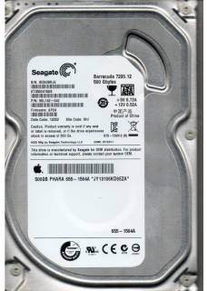Внутренний HDD/SSD Seagate Barracuda 7200.12 500GB 7200rpm 16MB Ref ST3500418AS-FR