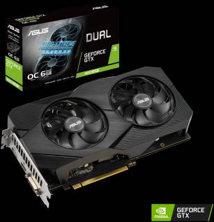 Видеокарта ASUS Dual GeForce GTX 1660 SUPER OC Edition 6GB EVO DUAL-GTX1660S-O6G-EVO