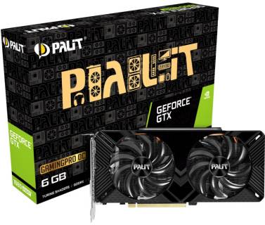 Видеокарта Palit GeForce GTX 1660 SUPER GP OC 6GB NE6166SS18J9-1160A