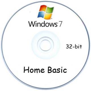 Операционная система Microsoft Windows 7 Home Basic, 32-Bit, OEM F2C-00201