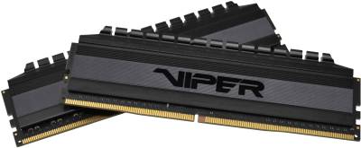 Оперативная память Patriot Viper 4 Blackout DDR4 16GB (2x8GB) 4000MHz CL19 Kit PVB416G400C9K