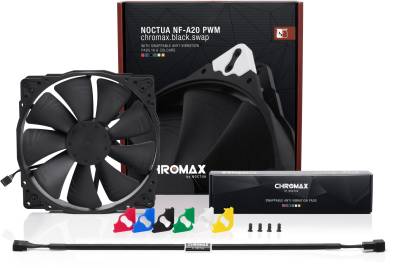 Вентилятор Noctua NF-A20 PWM CHROMAX.BLACK.SWAP